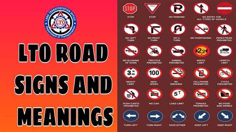 rotonda sign|List of LTO Traffic Signs and Symbols in the Philippines.